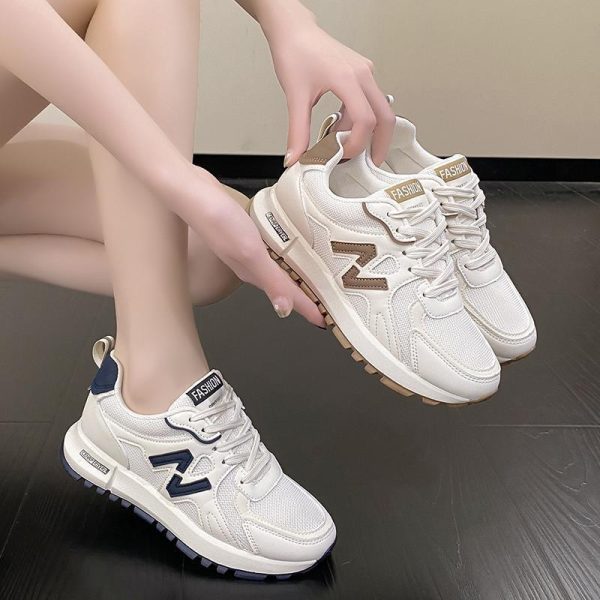 Stylish Lightweight Casual Sneakers for Men and Women | Breathable Mesh Walking Shoes with Memory Foam Insole | Slip-On Design for Travel/Gym/Everyday Wear - Image 2